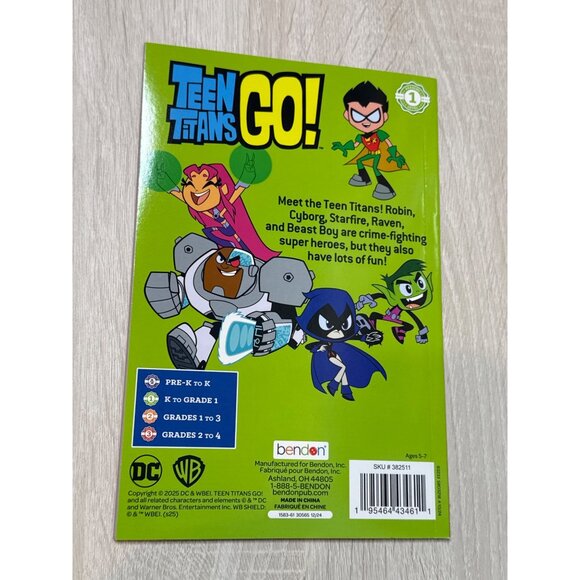 Teen Titans Go Meet Teen Titans Leveled Reader 1 Kids Fiction Book Sight Words - Picture 3 of 3